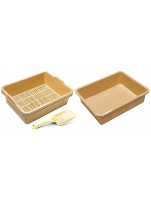 2 Piece Sieve Tray Set Plus Extra Base Plus Scoop