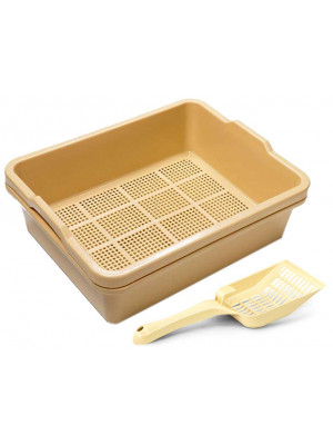 2 Piece Sieve Tray Set Plus Scoop