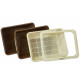 Jumbo/Maxi Tray Set - Beige/Brown 4 piece