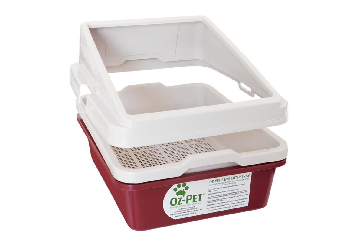 2 Piece Sieve Tray Set Plus Tray Guard (Includes postage) OzPet